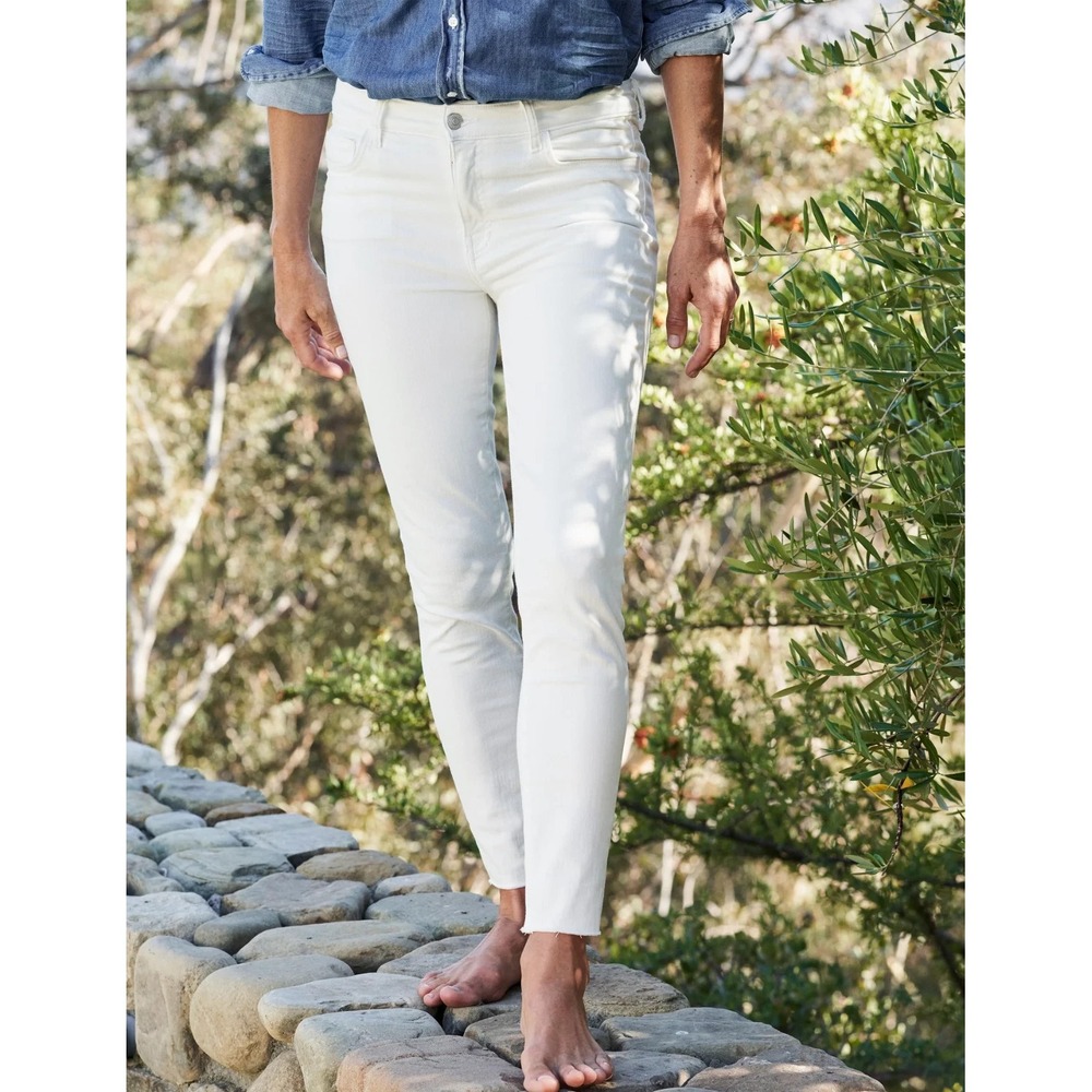 Frank & Eileen SLIGO Italian Performance Denim Vintage White Women‎ 32 NWOT $298
